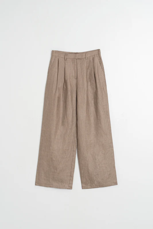 Indi&Cold pantalon pinzas lino - Imagen 7