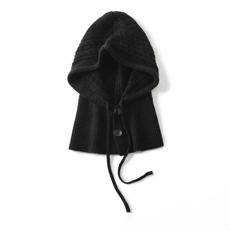 Bufanda con capucha de cachemira de mujer Balaclava - Imagen 6
