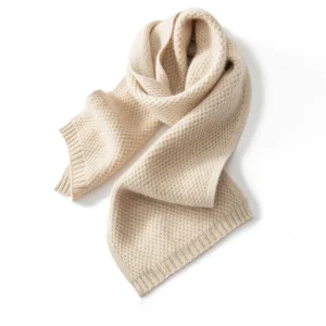 Unisex Pure Cashmere Honeycomb Honeycomb Buff Buff Wrap