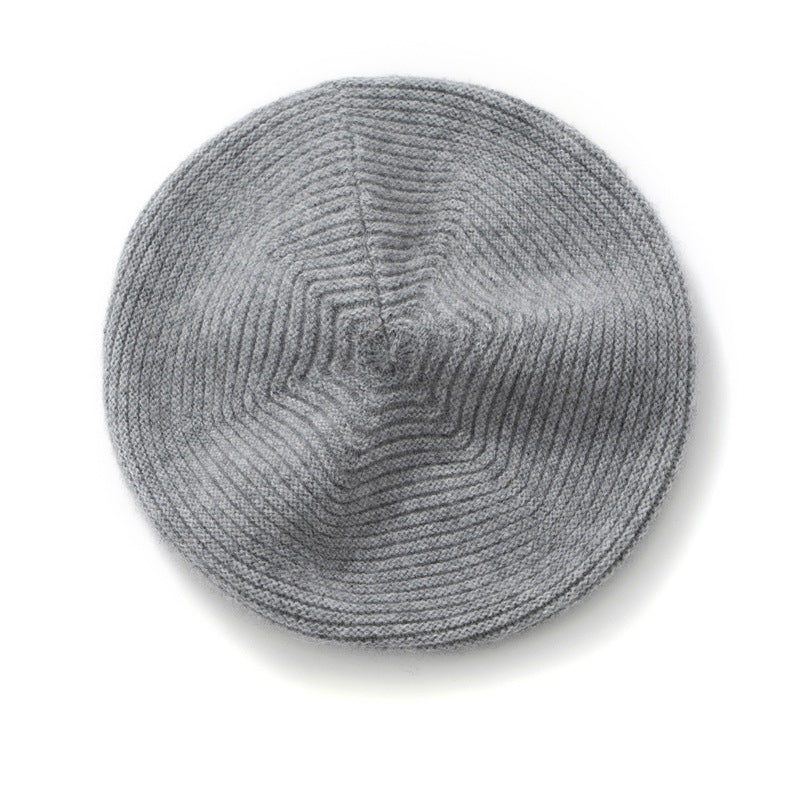 Gorro de pintor de cachemira para mujer, boina de cachemira, para otoño e invierno - Imagen 6