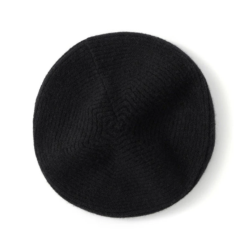 Gorro de pintor de cachemira para mujer, boina de cachemira, para otoño e invierno - Imagen 7