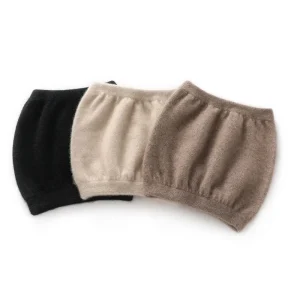 Calentador de vientre de punto de cachemira pura para mujer Envoltura de vientre de cachemira para invierno
