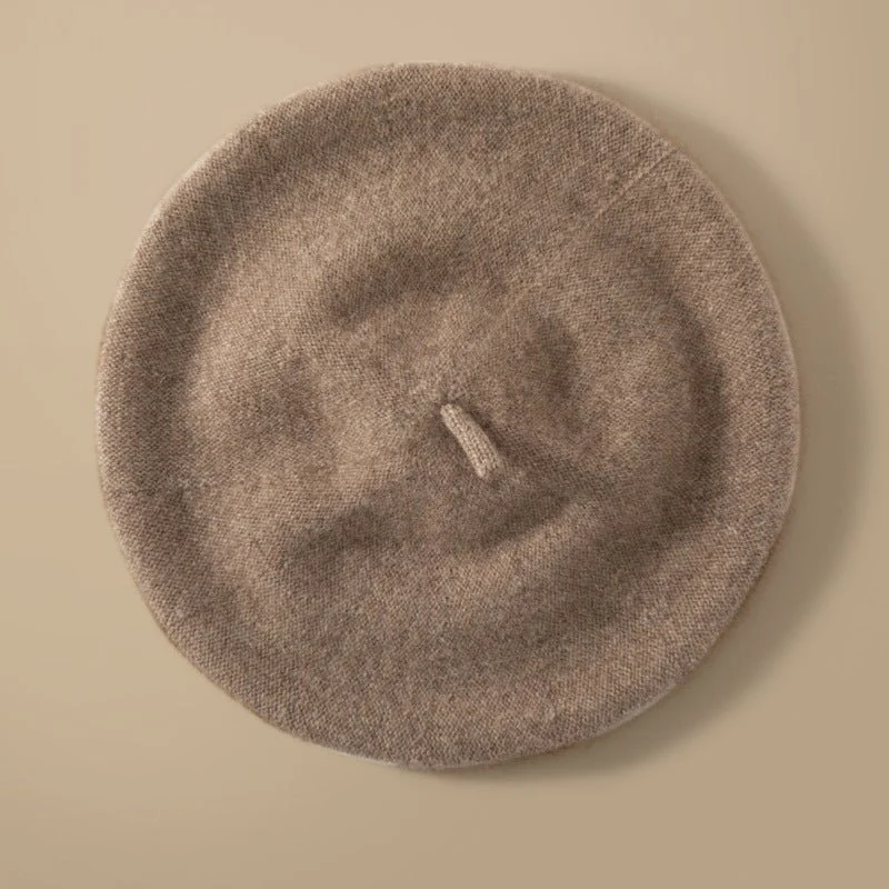 HOMEN PURO Cashmere Berina Berina Berina Cachemira Pintor Sombrero - Imagen 4