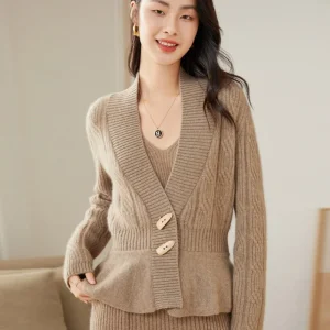 CABLA DE CABLE DE CABLE DE CABLE DE CABLERA DE MUJER CARDIGAN CARDIGAN DE CARDIGANO